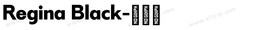 Regina Black字体转换